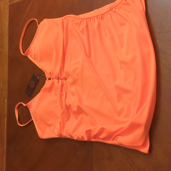 NWOT Relleciga colored NO underwire tankini top Size XL - Picture 3 of 8